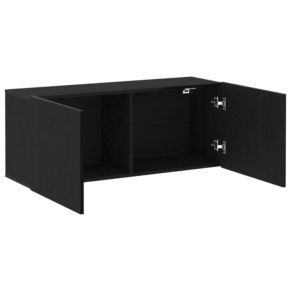 TV-Schrankset Schwarz Eichen-Optik 100 x 30 x 41 cm