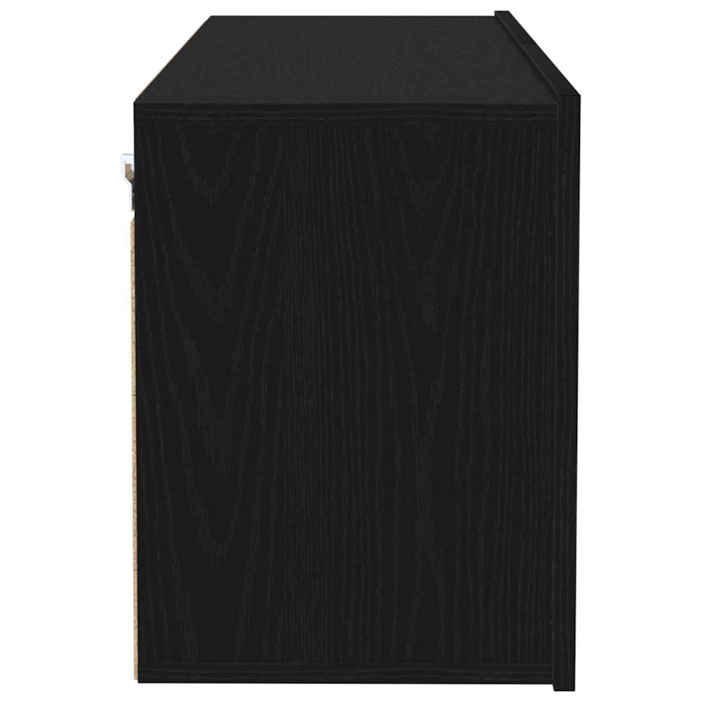 TV-Schrankset Schwarz Eichen-Optik 100 x 30 x 41 cm