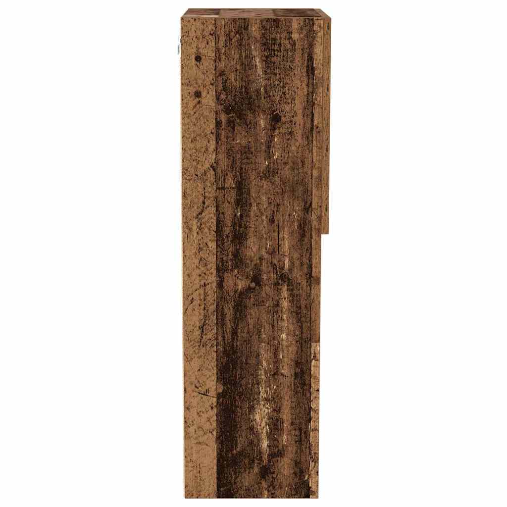 TV-Schrankset mit LED Altholz 40,5 x 30 x 102 cm Holzwerkstoff