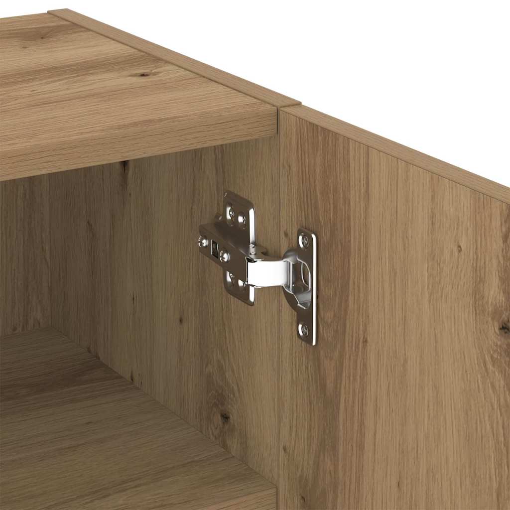 TV-Schrankset Artisan-Eiche 40,5 x 30 x 102 cm Holzwerkstoff