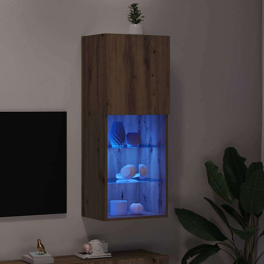 TV-Schrankset Artisan-Eiche 40,5 x 30 x 102 cm Holzwerkstoff