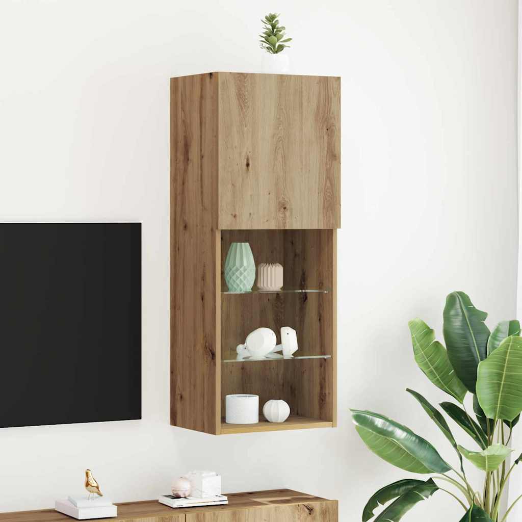 TV-Schrankset Artisan-Eiche 40,5 x 30 x 102 cm Holzwerkstoff