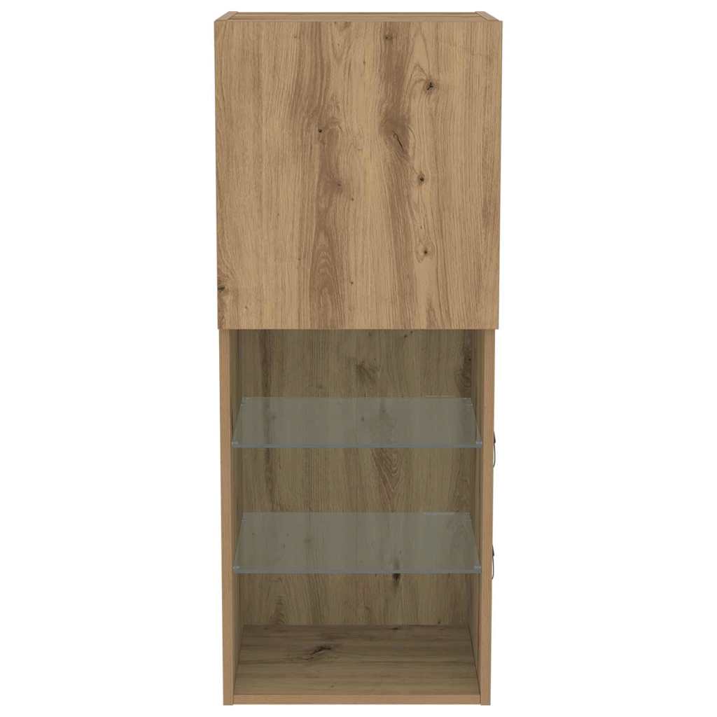 TV-Schrankset Artisan-Eiche 40,5 x 30 x 102 cm Holzwerkstoff