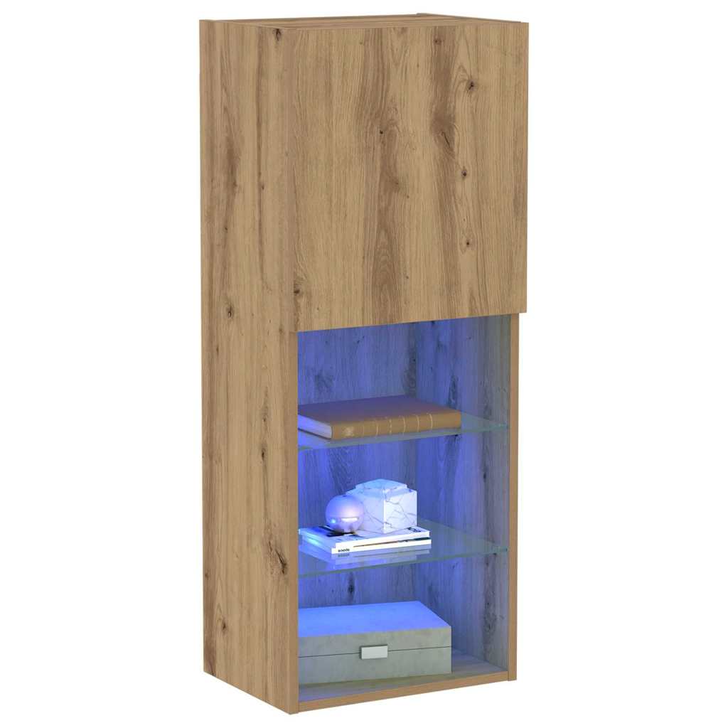 TV-Schrankset Artisan-Eiche 40,5 x 30 x 102 cm Holzwerkstoff