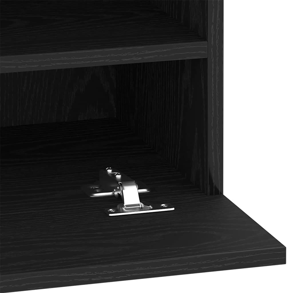 TV-Schrankset Schwarz 40 x 30 x 60,5 cm Holzwerkstoff