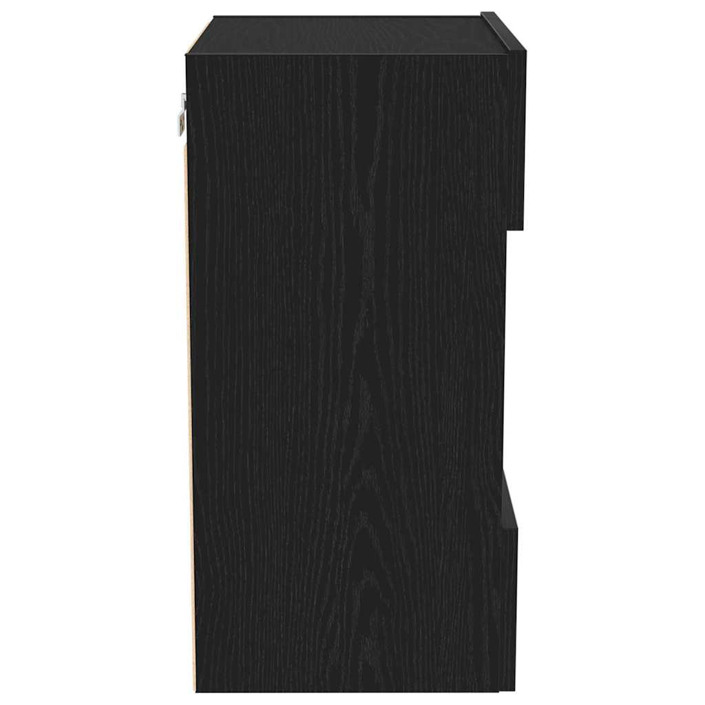 TV-Schrankset Schwarz 40 x 30 x 60,5 cm Holzwerkstoff
