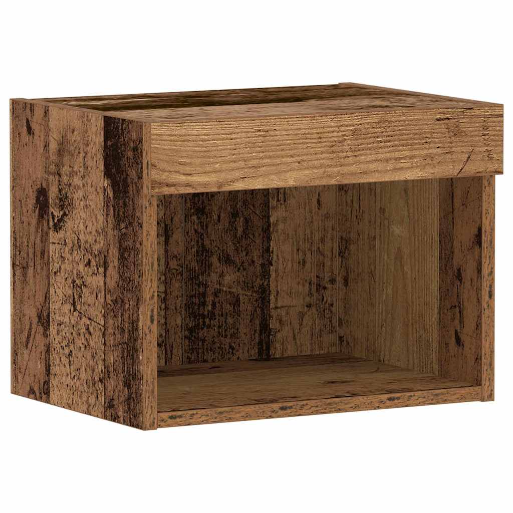 TV-Schrankset 2 pcs Altholz 40 x 30 x 30 cm Holzwerkstoff