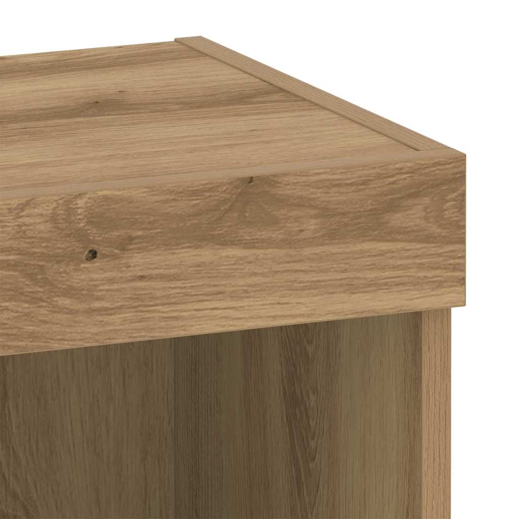 TV-Schrankset 2 pcs Artisan-Eiche 40 x 30 x 30 cm Holzwerkstoff