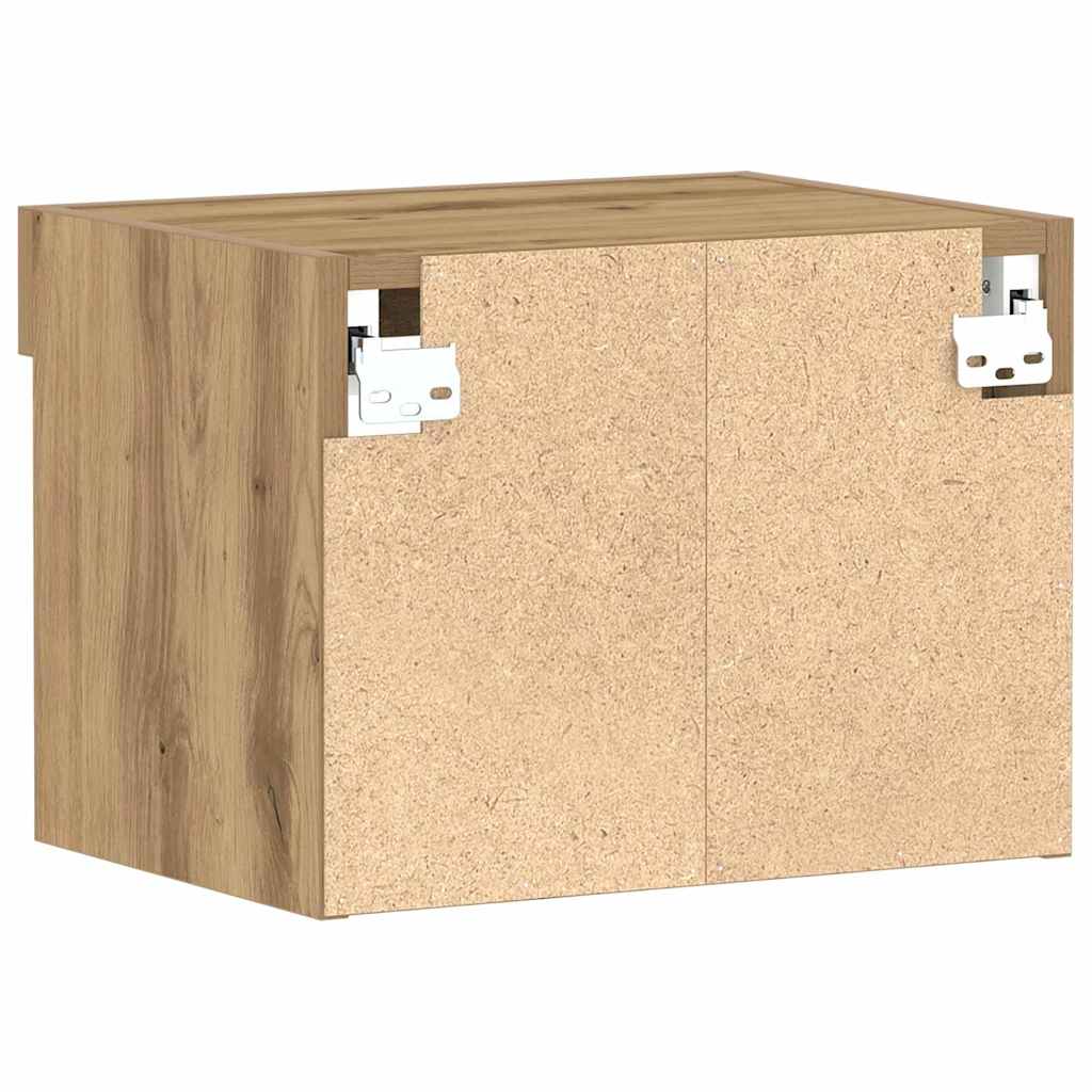 TV-Schrankset 2 pcs Artisan-Eiche 40 x 30 x 30 cm Holzwerkstoff