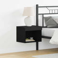 TV-Schrankset mit LED Schwarz Eichen-Optik 40 x 30 x 30 cm