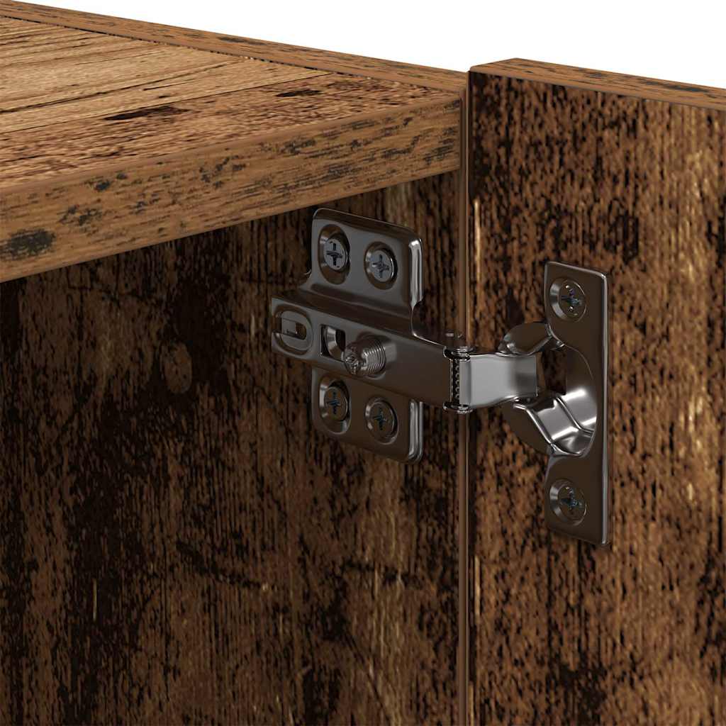 TV-Wandschrank 2 pcs Altholz 80 x 35 x 31 cm Holzwerkstoff