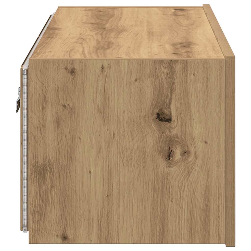 TV-Wandschrank Artisan-Eiche 80 x 35 x 31 cm Holzwerkstoff