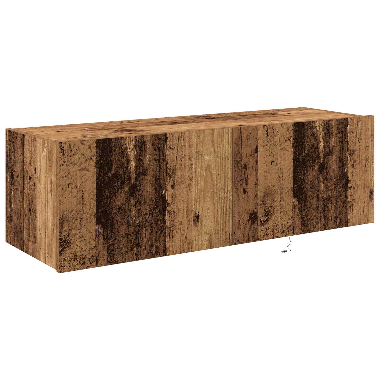 TV-Wandschrank 2 pcs Altholz 100 x 35 x 31 cm Holzwerkstoff