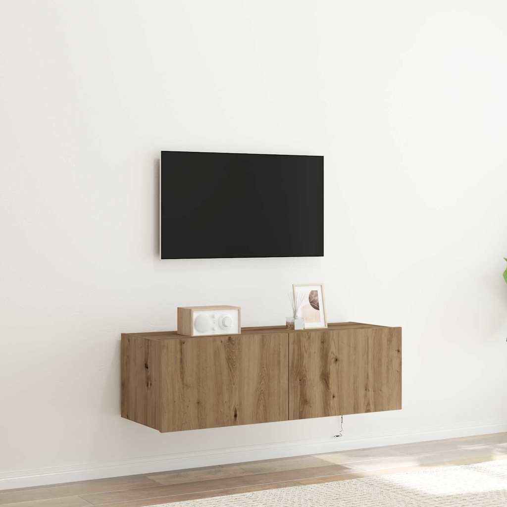 TV-Wandschrank Artisan-Eiche 100 x 35 x 31 cm Holzwerkstoff