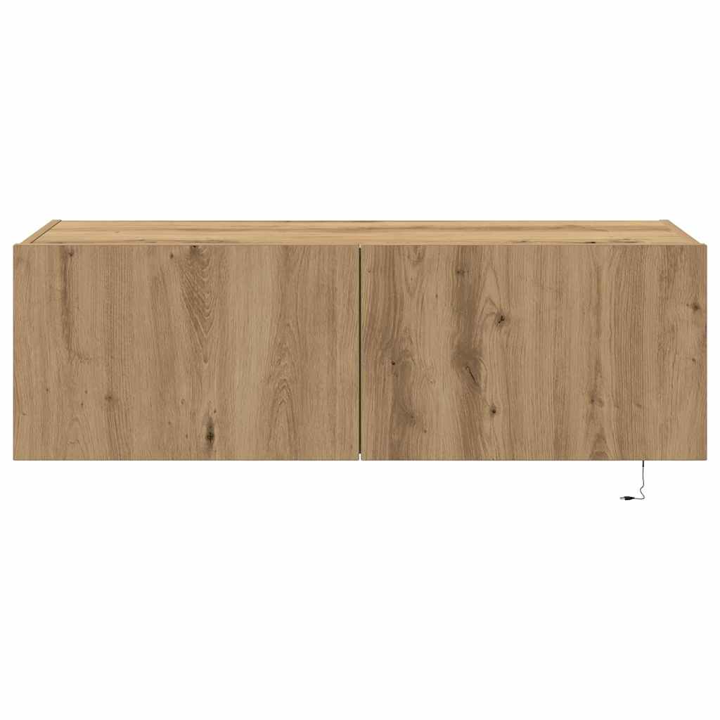 TV-Wandschrank Artisan-Eiche 100 x 35 x 31 cm Holzwerkstoff