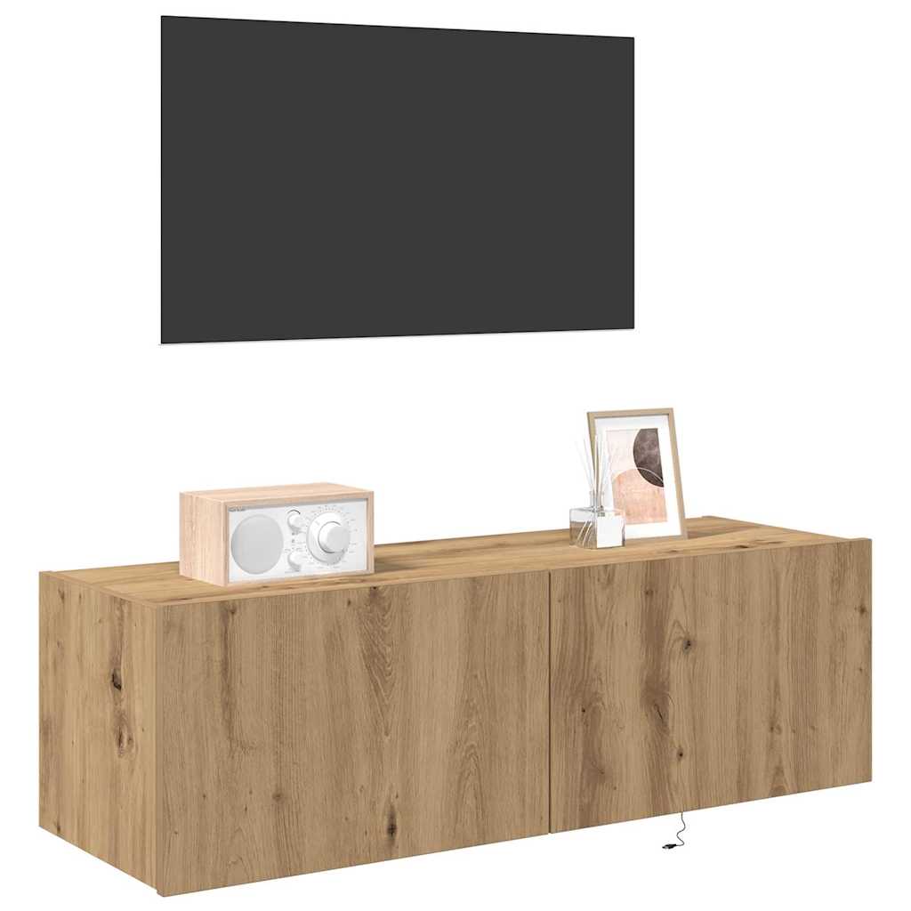 TV-Wandschrank Artisan-Eiche 100 x 35 x 31 cm Holzwerkstoff