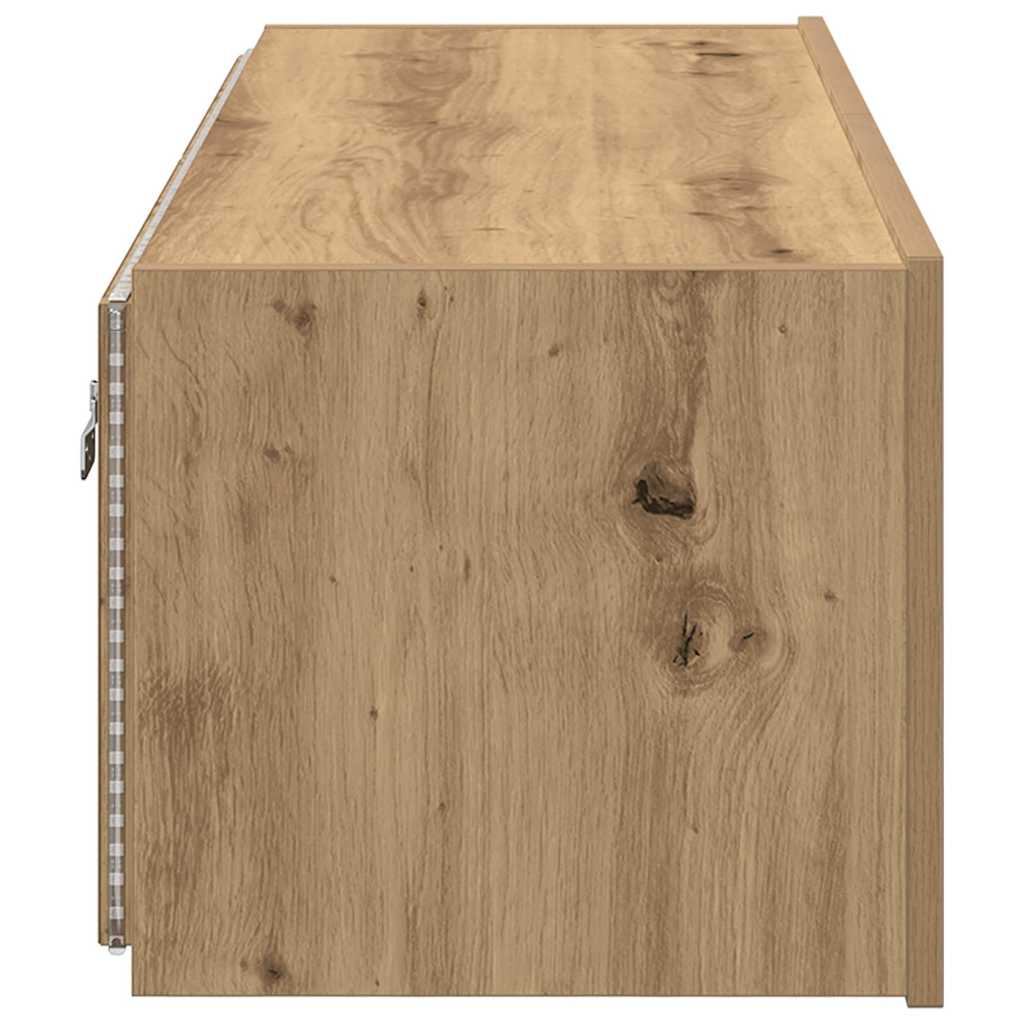 TV-Wandschrank Artisan-Eiche 100 x 35 x 31 cm Holzwerkstoff