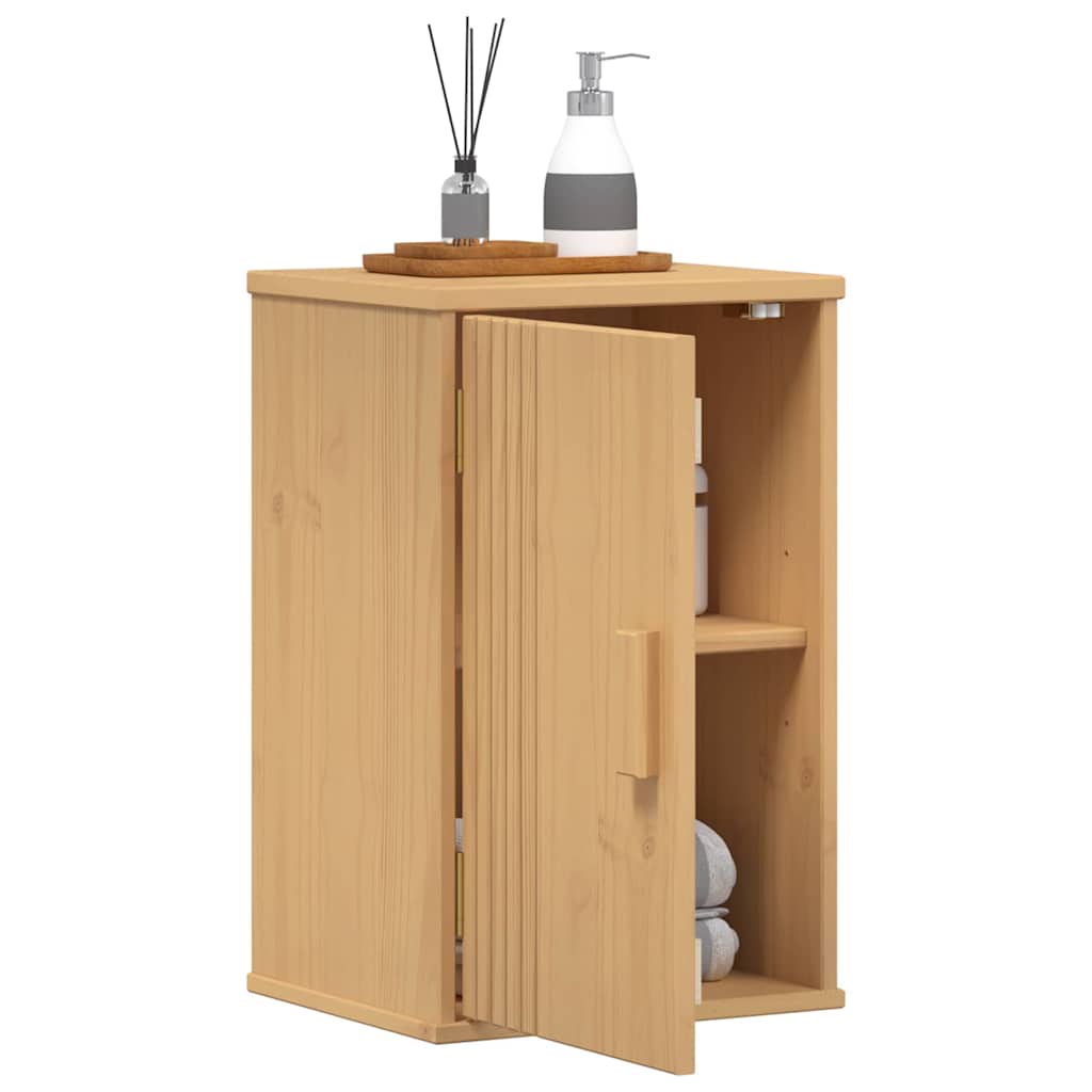 Badezimmerschrank Olden Braun 35 x 30 x 55 cm Massivholz Kiefer