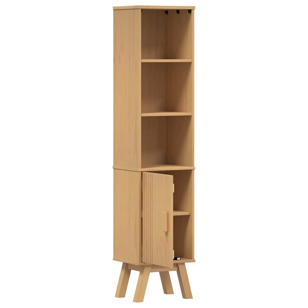 Badezimmerschrank mit Regal Olden Braun 35 x 30 x 159 cm