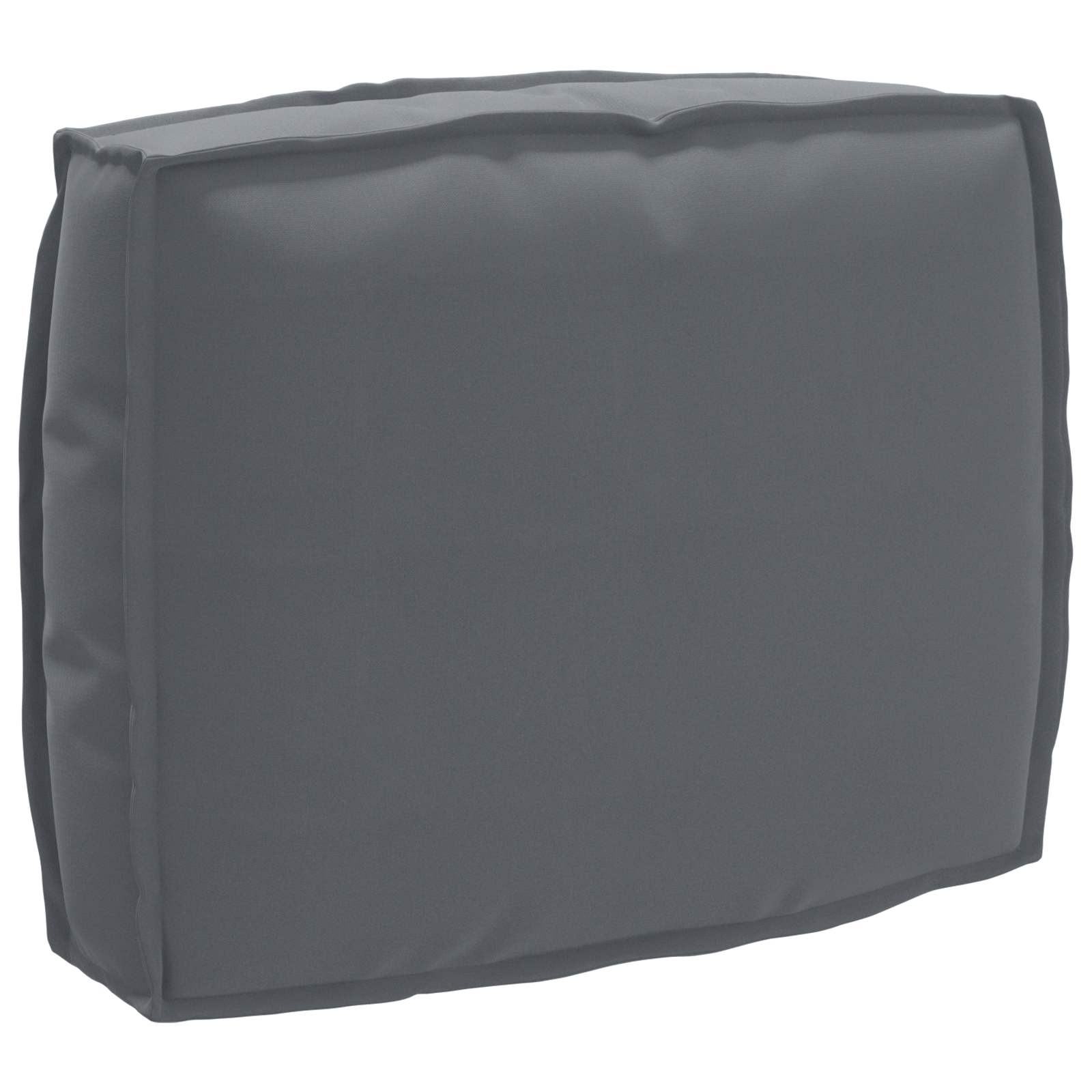Kissen Anthrazit 50 x 40 x 12 cm Oxford-Stoff