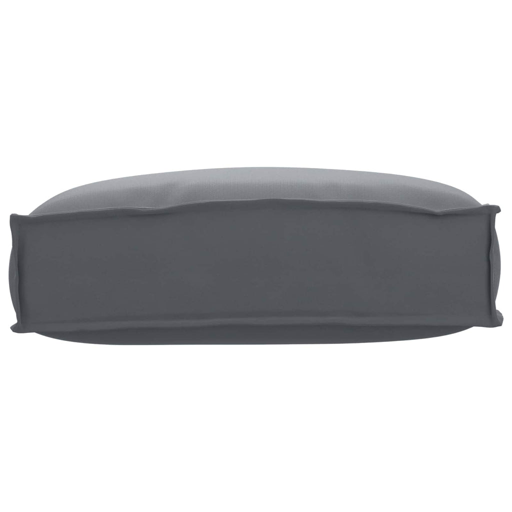 Kissen Anthrazit 50 x 40 x 12 cm Oxford-Stoff