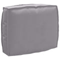 Kissen Grau 50 x 40 x 12 cm Oxford-Stoff