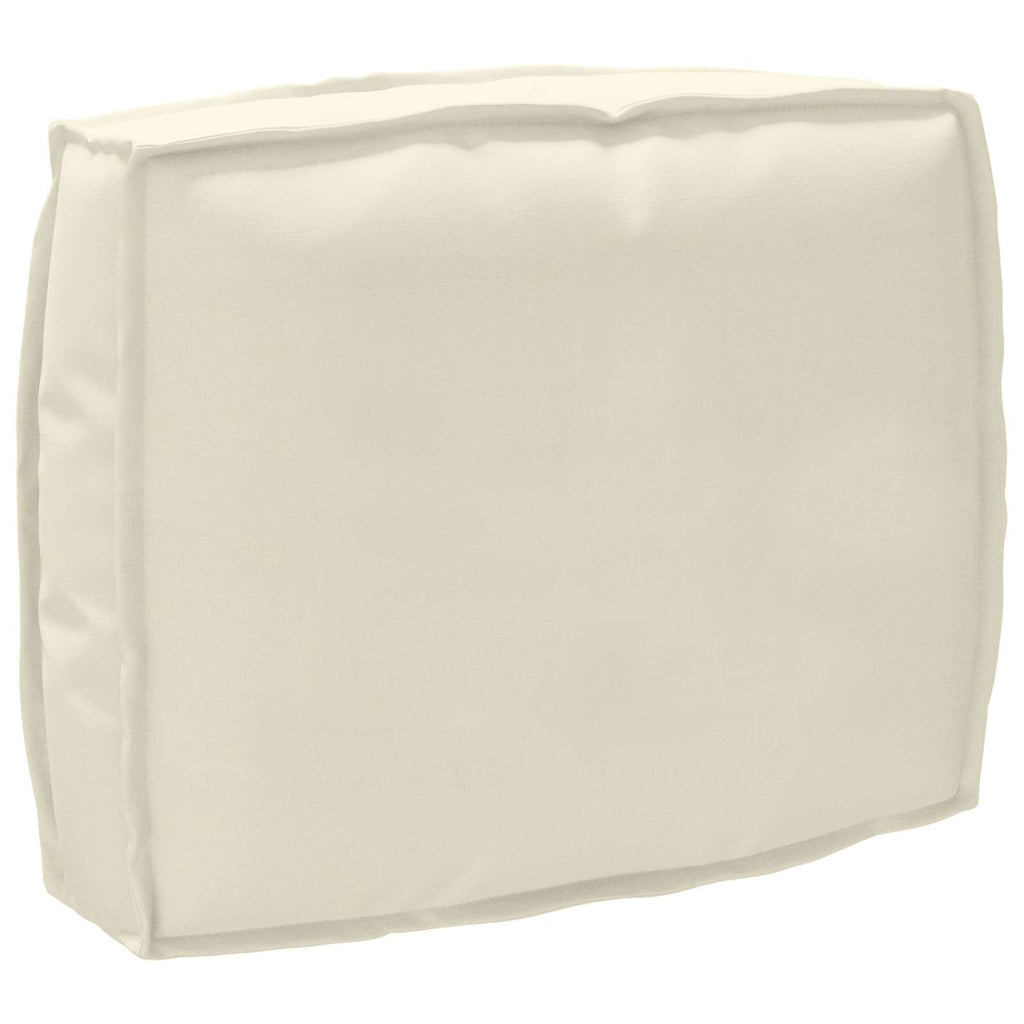 Kissen Creme 50 x 40 x 12 cm Oxford-Stoff