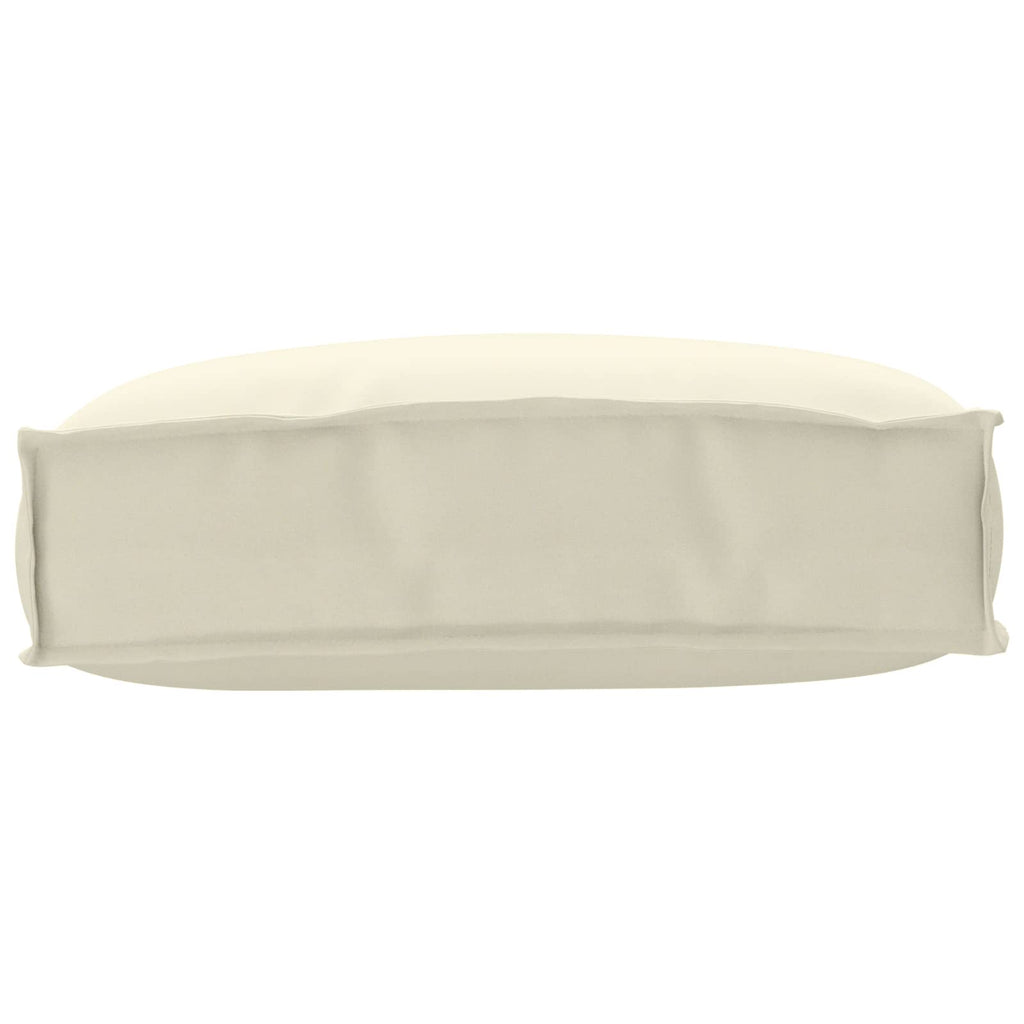 Kissen Creme 50 x 40 x 12 cm Oxford-Stoff