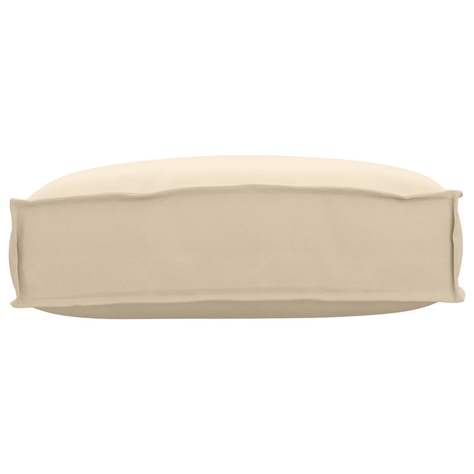 Kissen Beige 50 x 40 x 12 cm Oxford-Stoff