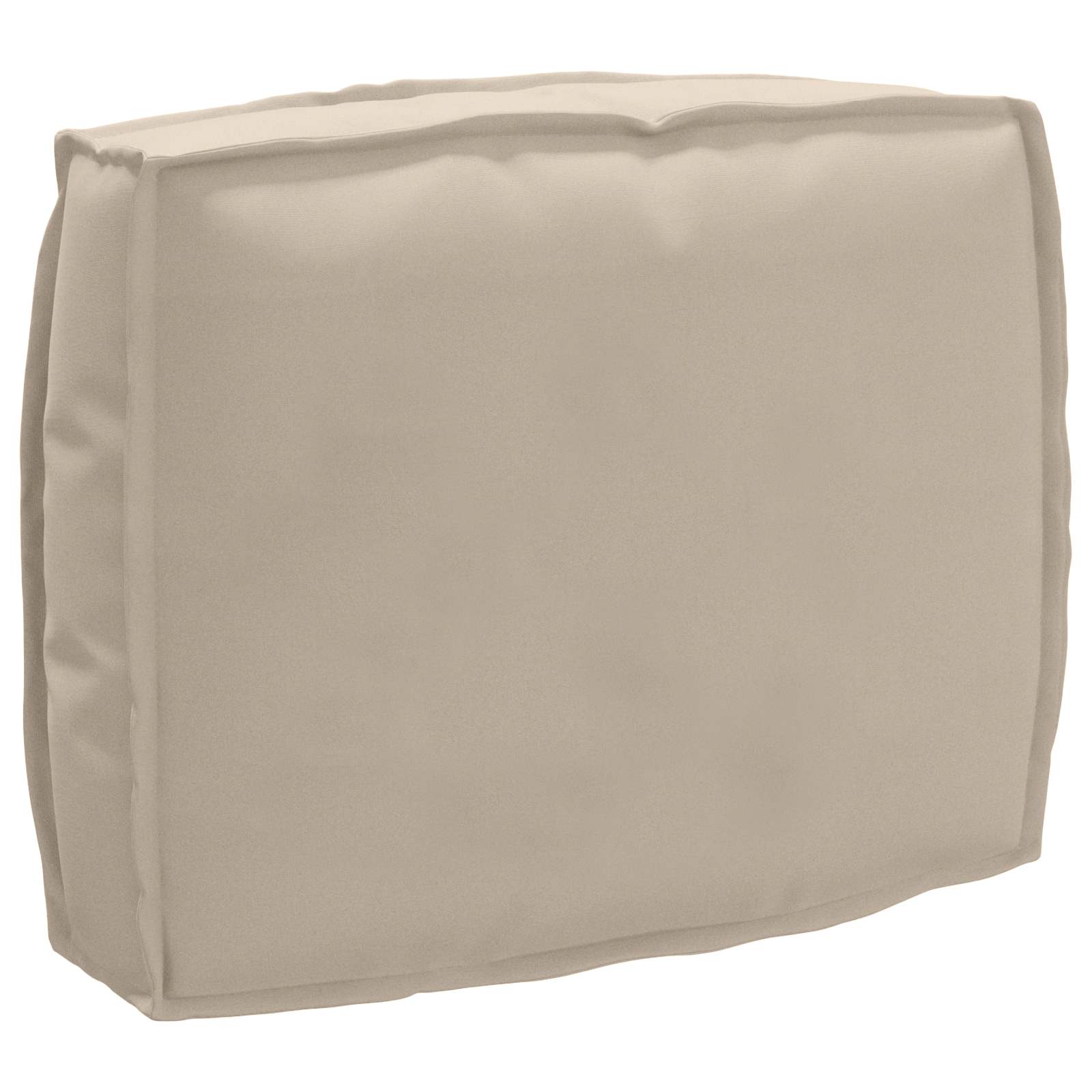 Kissen Taupe 50 x 40 x 12 cm Oxford-Stoff