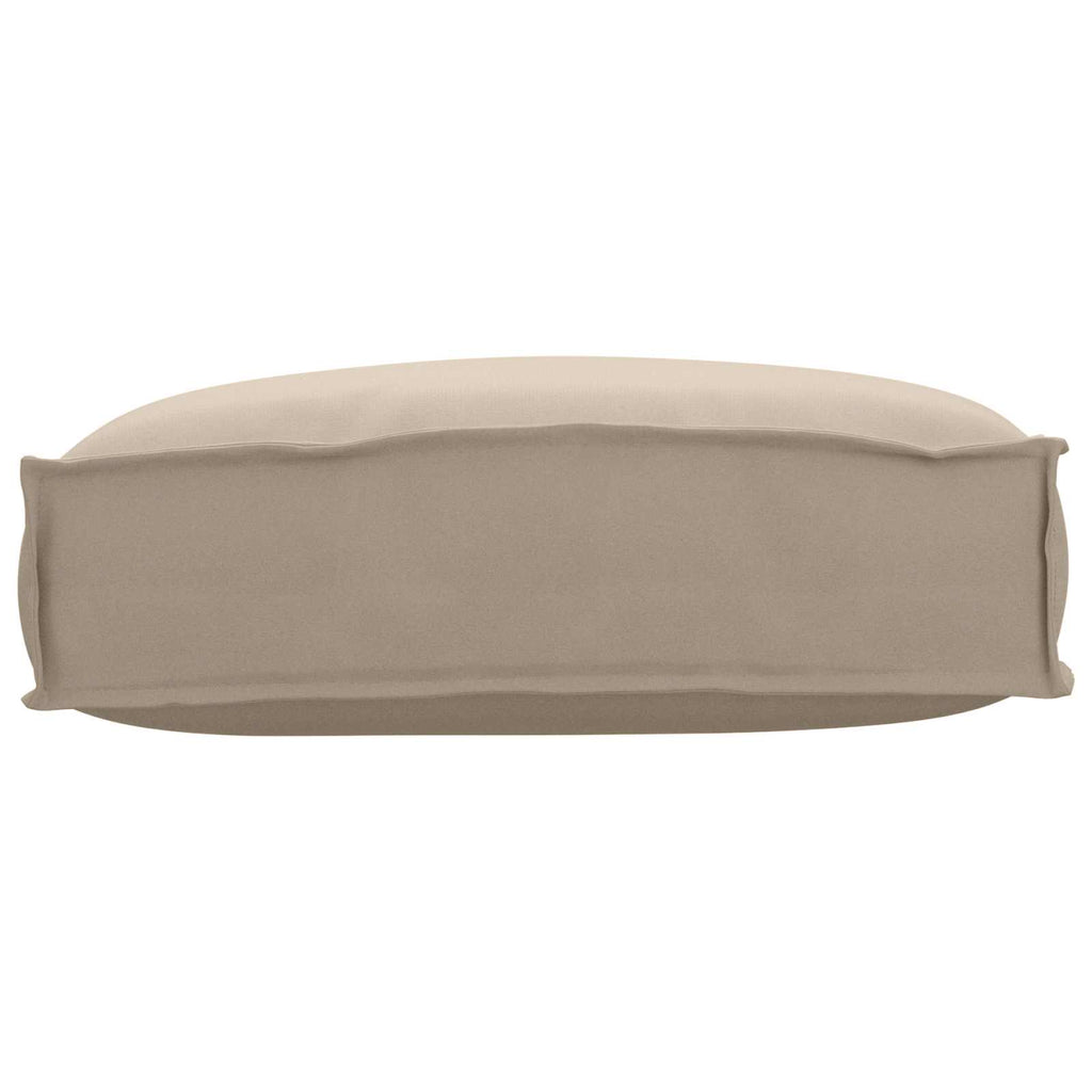 Kissen Taupe 50 x 40 x 12 cm Oxford-Stoff