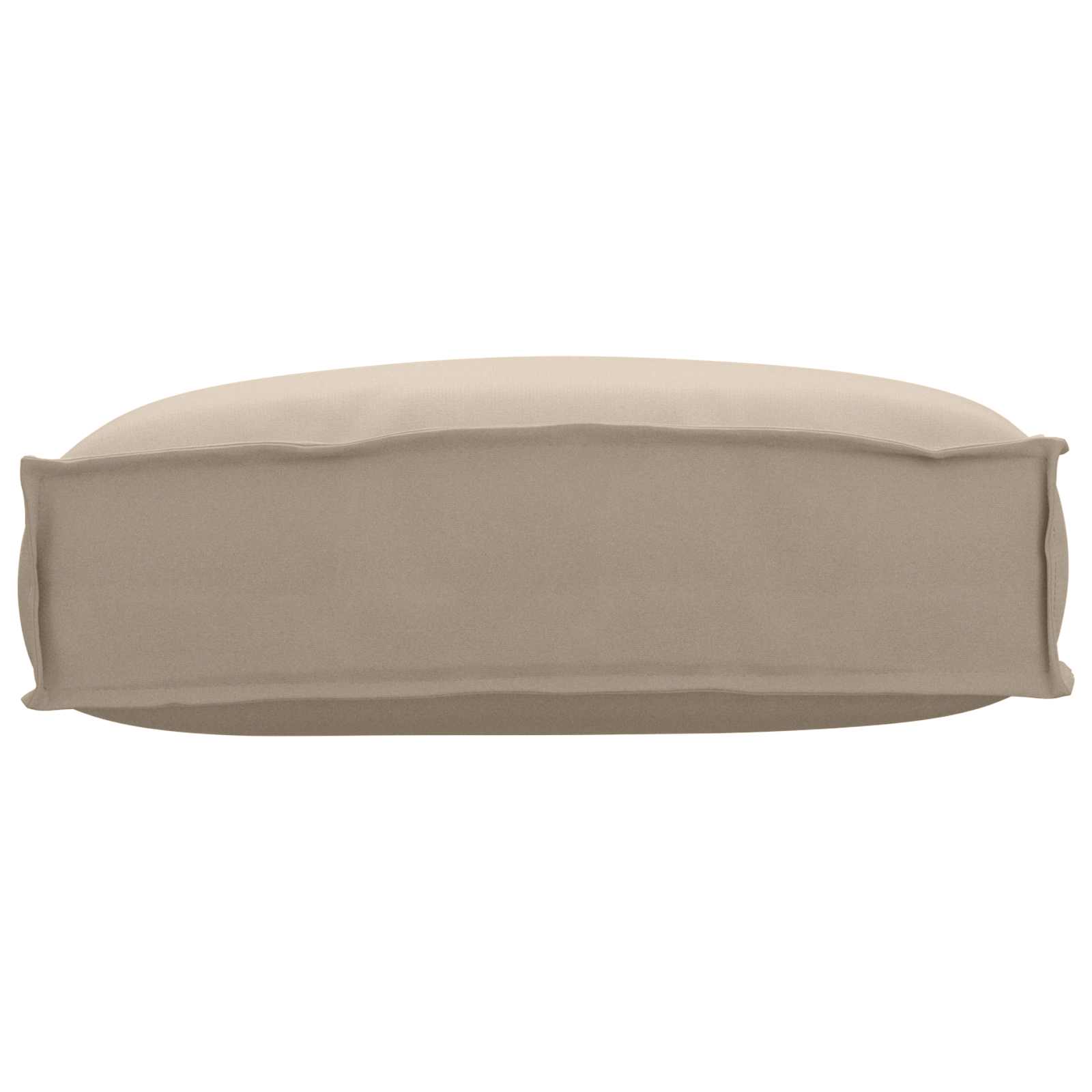 Kissen Taupe 50 x 40 x 12 cm Oxford-Stoff