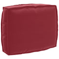 Kissen Weinrot 50 x 40 x 12 cm Oxford-Stoff
