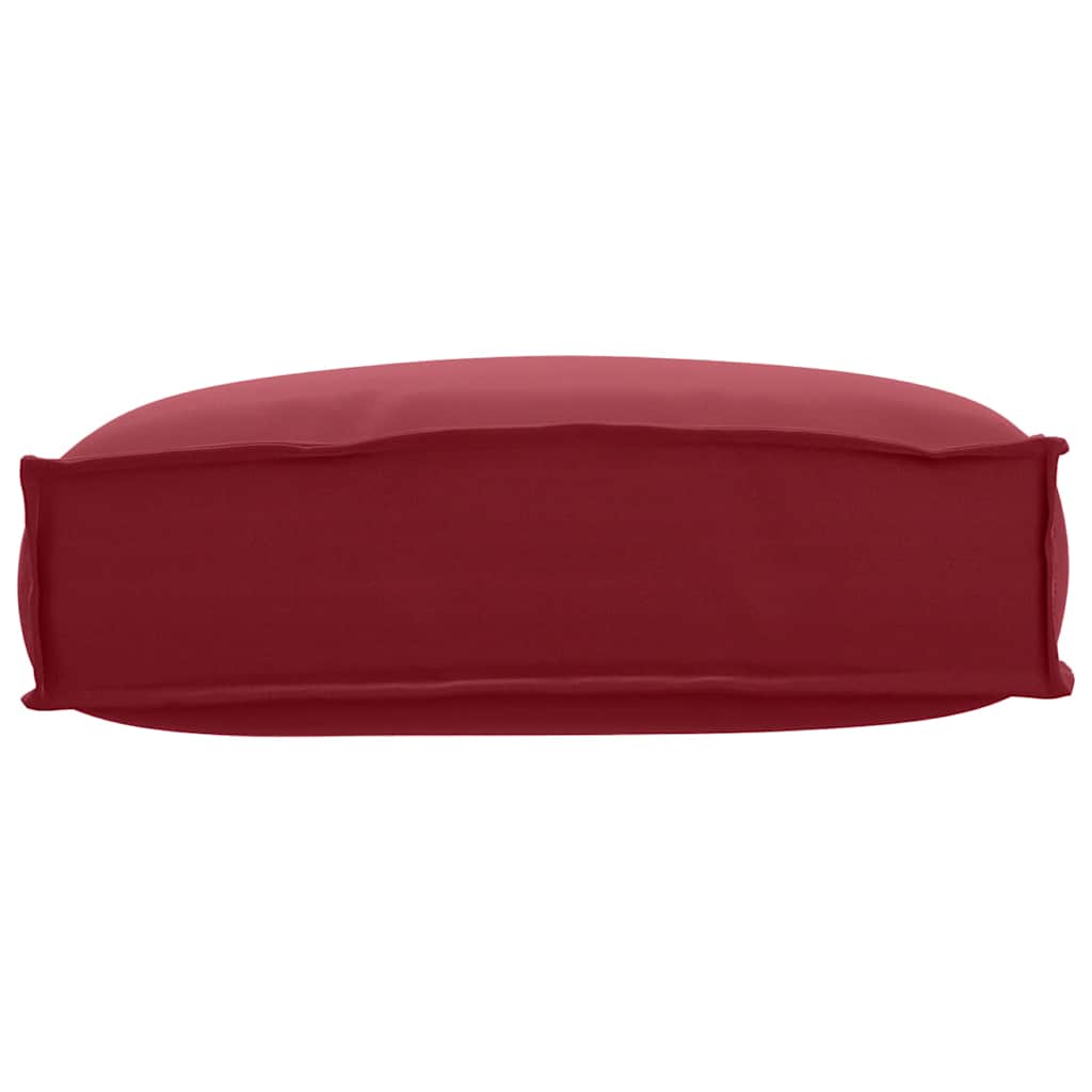 Kissen Weinrot 50 x 40 x 12 cm Oxford-Stoff