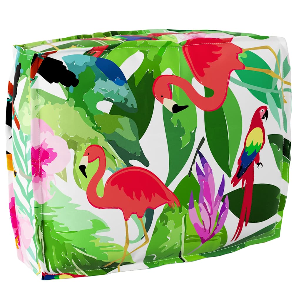 Kissen Floral Mehrfarbig 50 x 40 x 12 cm Oxford-Stoff