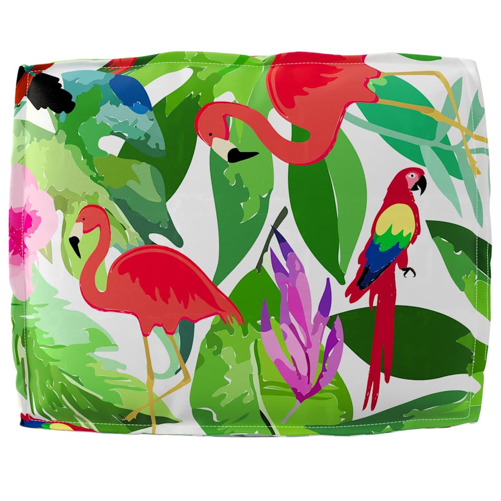 Kissen Floral Mehrfarbig 50 x 40 x 12 cm Oxford-Stoff