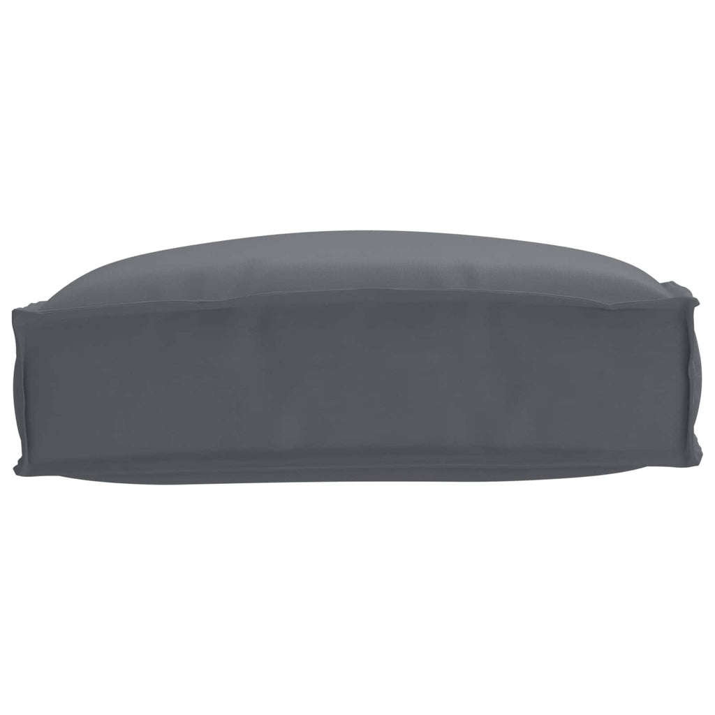 Kissen Anthrazit 50 x 50 x 12 cm Oxford-Stoff