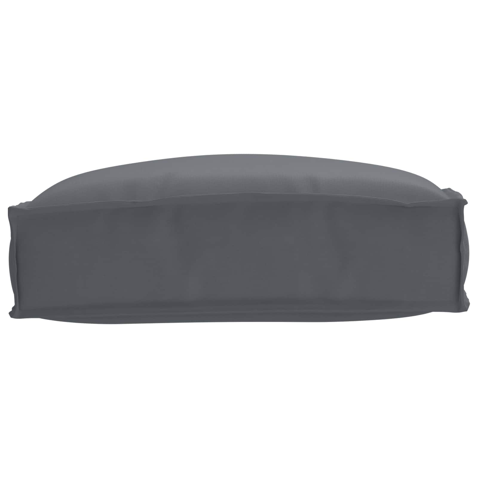 Kissen Anthrazit 50 x 50 x 12 cm Oxford-Stoff