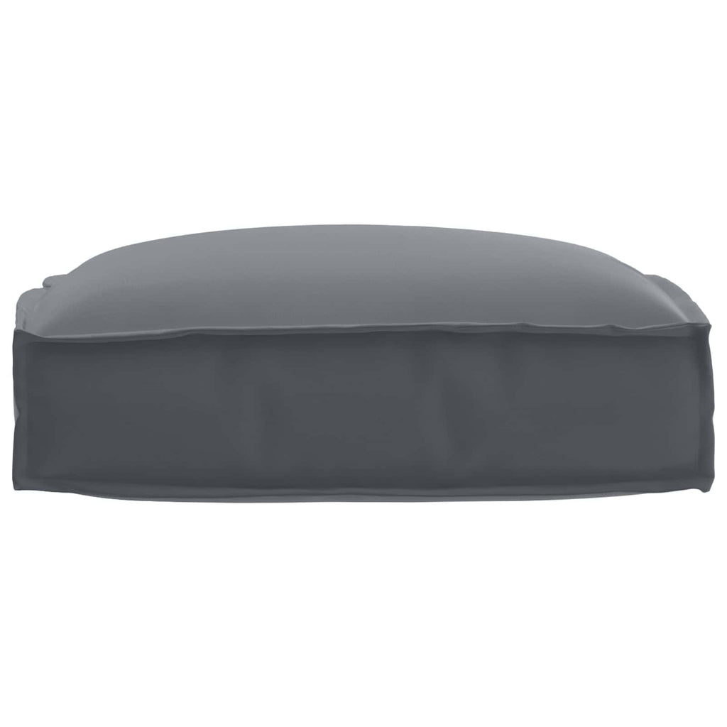 Kissen Anthrazit 50 x 50 x 12 cm Oxford-Stoff