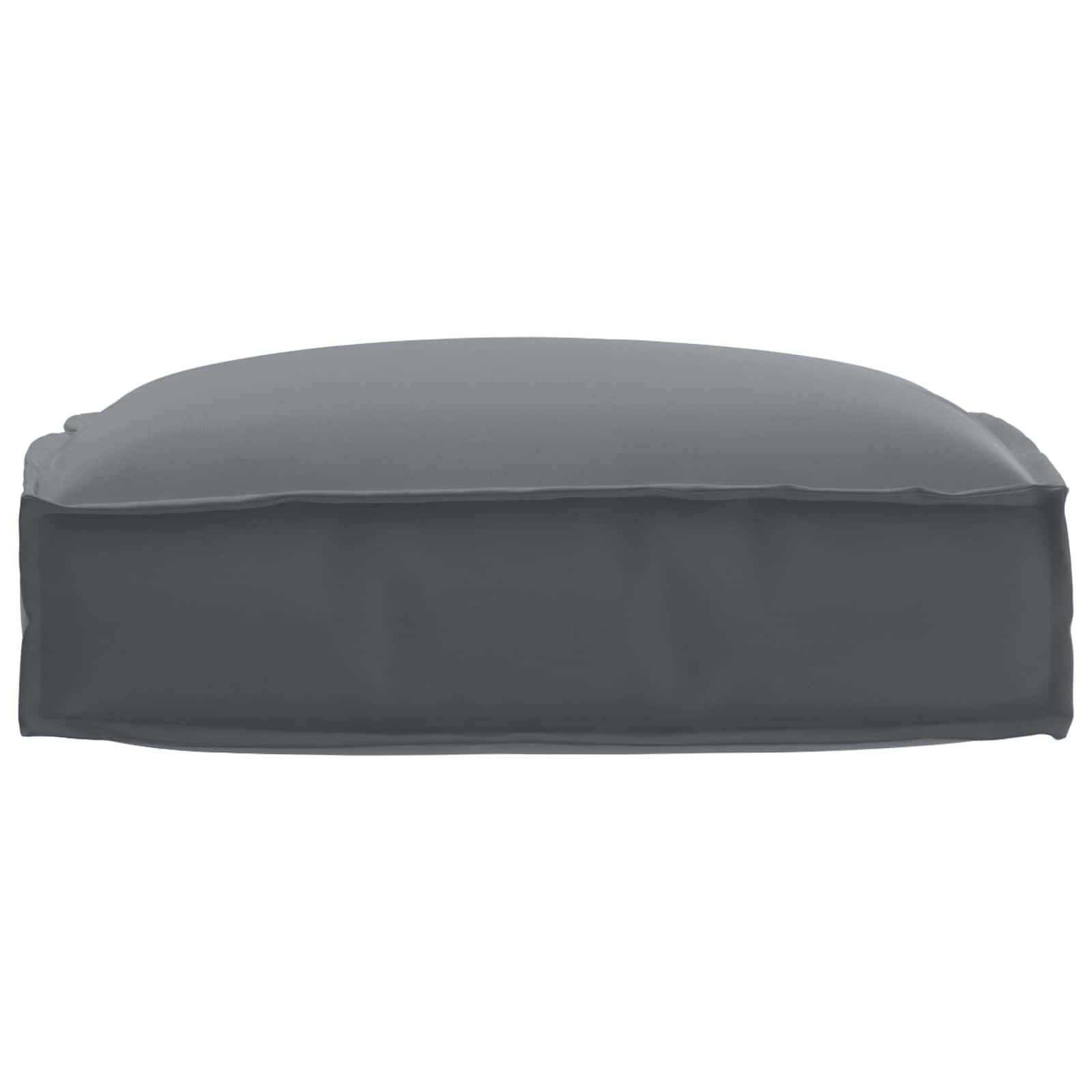 Kissen Anthrazit 50 x 50 x 12 cm Oxford-Stoff