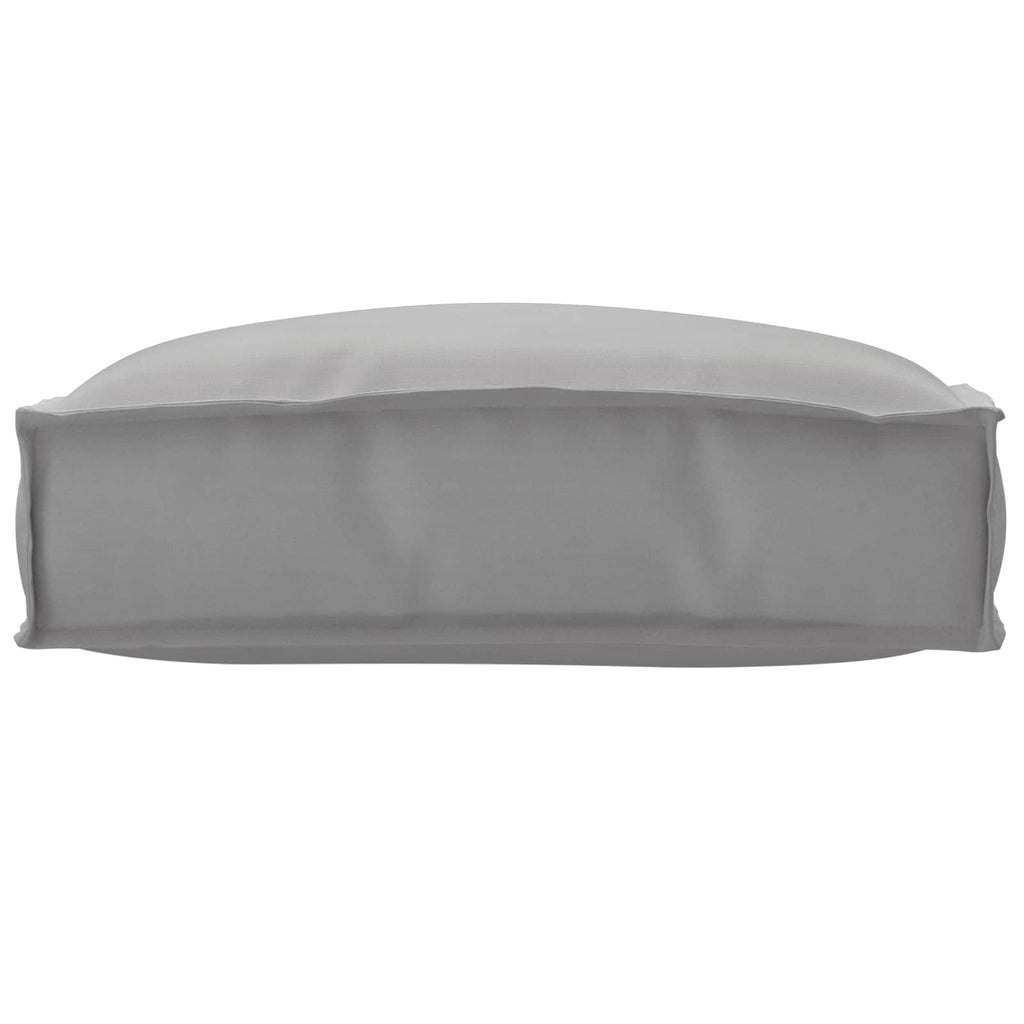 Kissen Grau 50 x 50 x 12 cm Oxford-Stoff