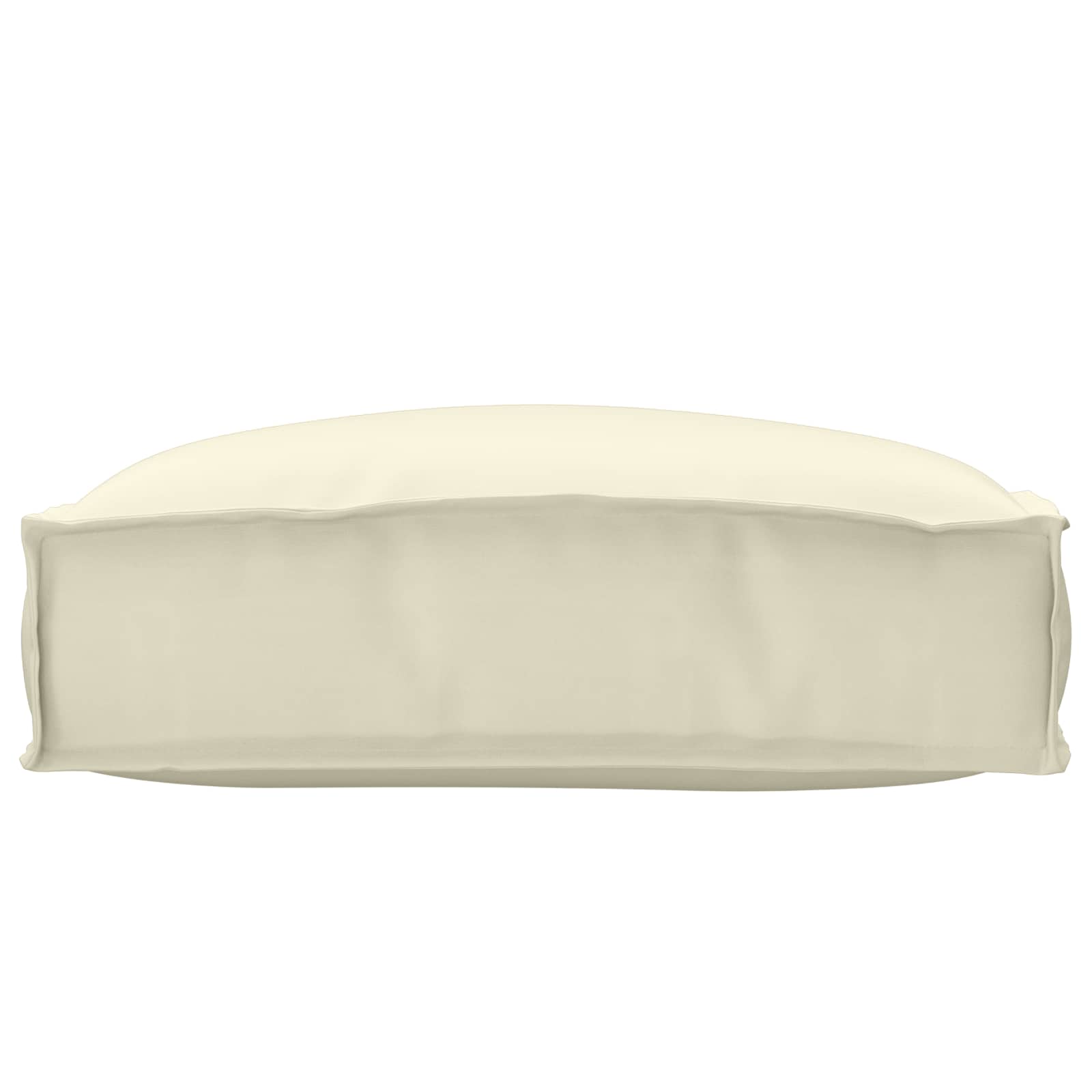 Kissen Creme 50 x 50 x 12 cm Oxford-Stoff