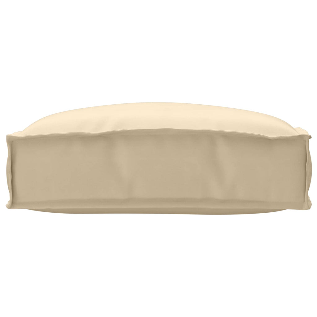 Kissen Beige 50 x 50 x 12 cm Oxford-Stoff