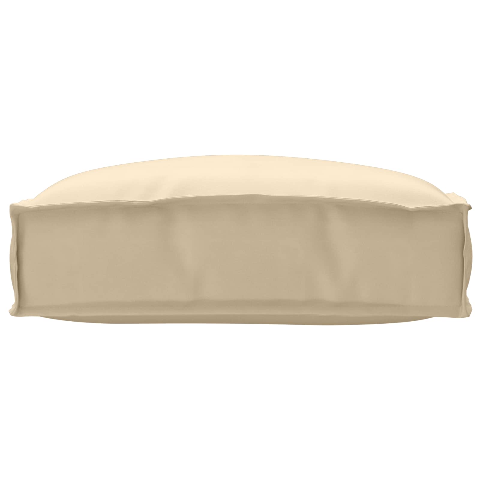 Kissen Beige 50 x 50 x 12 cm Oxford-Stoff