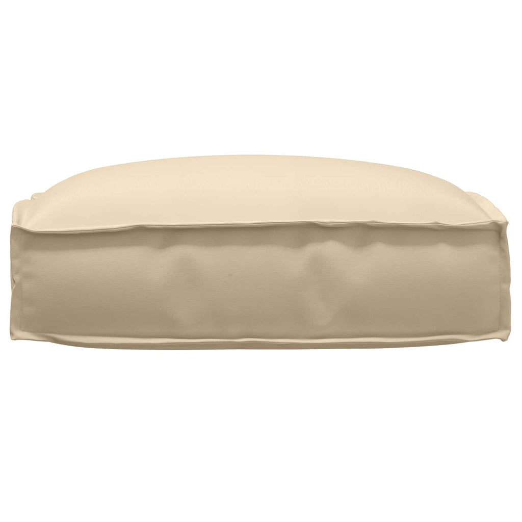 Kissen Beige 50 x 50 x 12 cm Oxford-Stoff