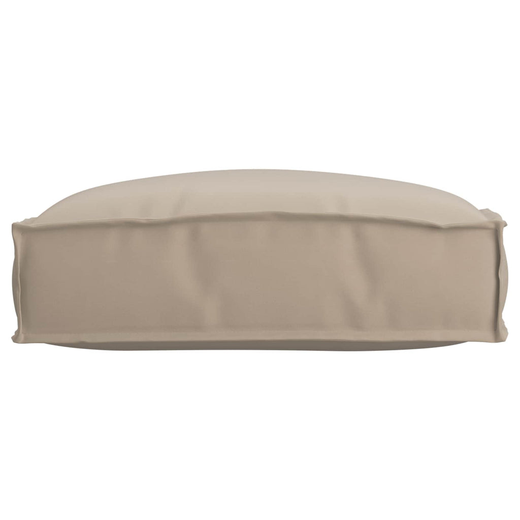 Kissen Taupe 50 x 50 x 12 cm Oxford-Stoff