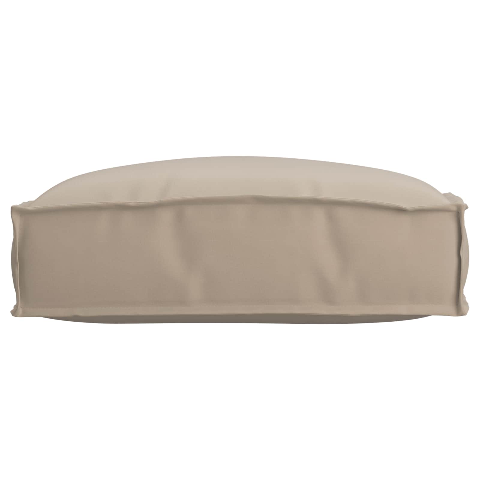 Kissen Taupe 50 x 50 x 12 cm Oxford-Stoff