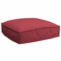 Kissen Weinrot 50 x 50 x 12 cm Oxford-Stoff