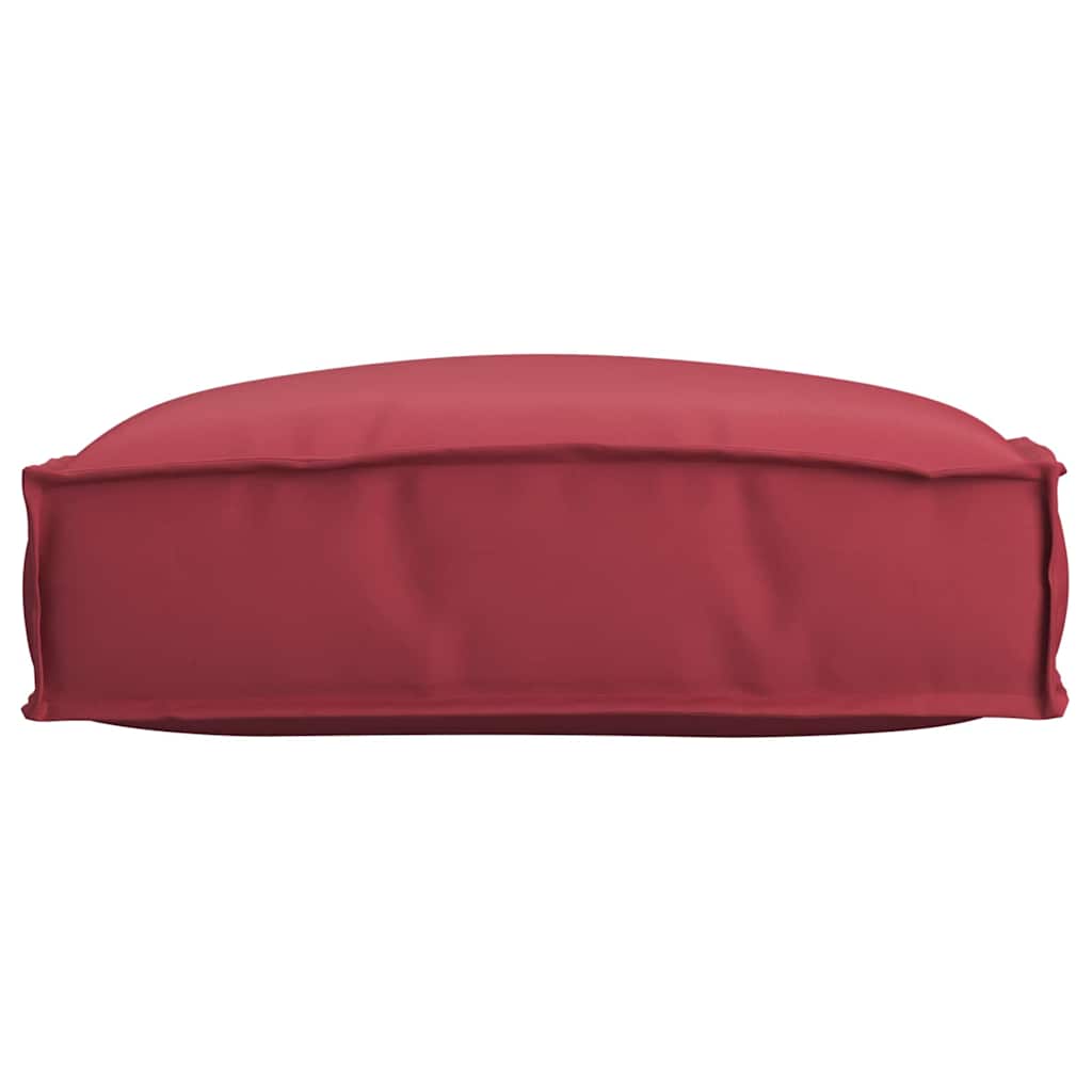 Kissen Weinrot 50 x 50 x 12 cm Oxford-Stoff