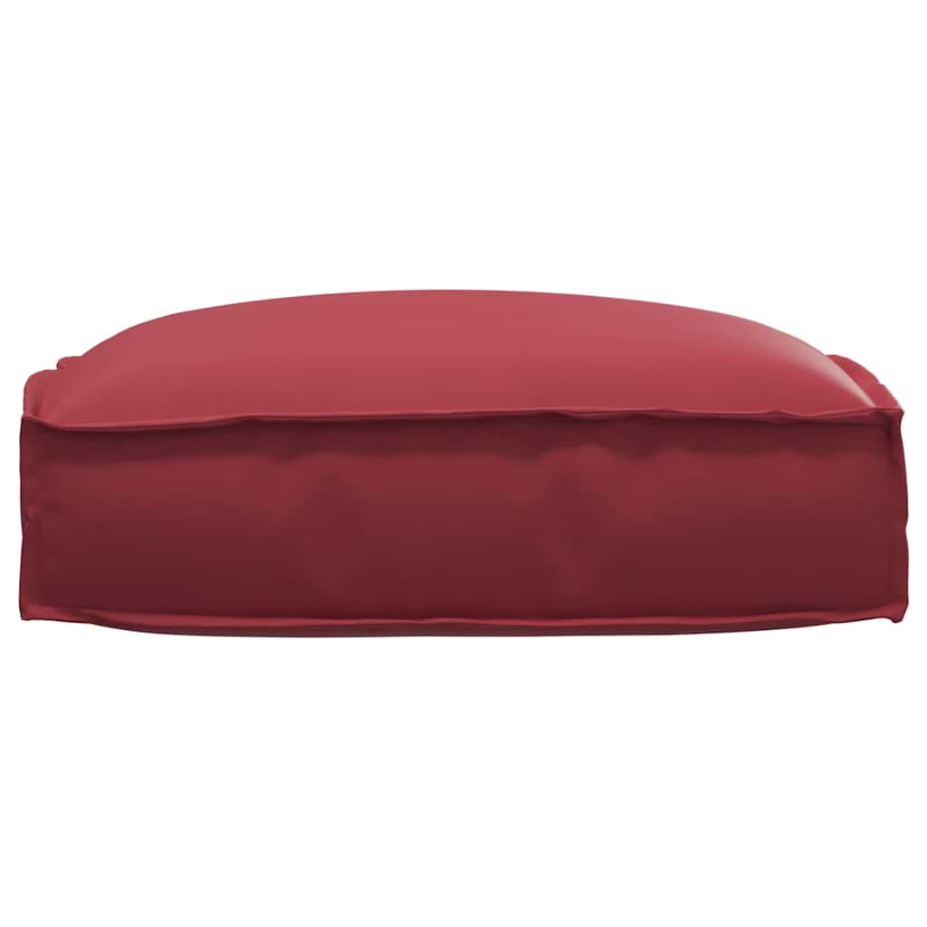 Kissen Weinrot 50 x 50 x 12 cm Oxford-Stoff